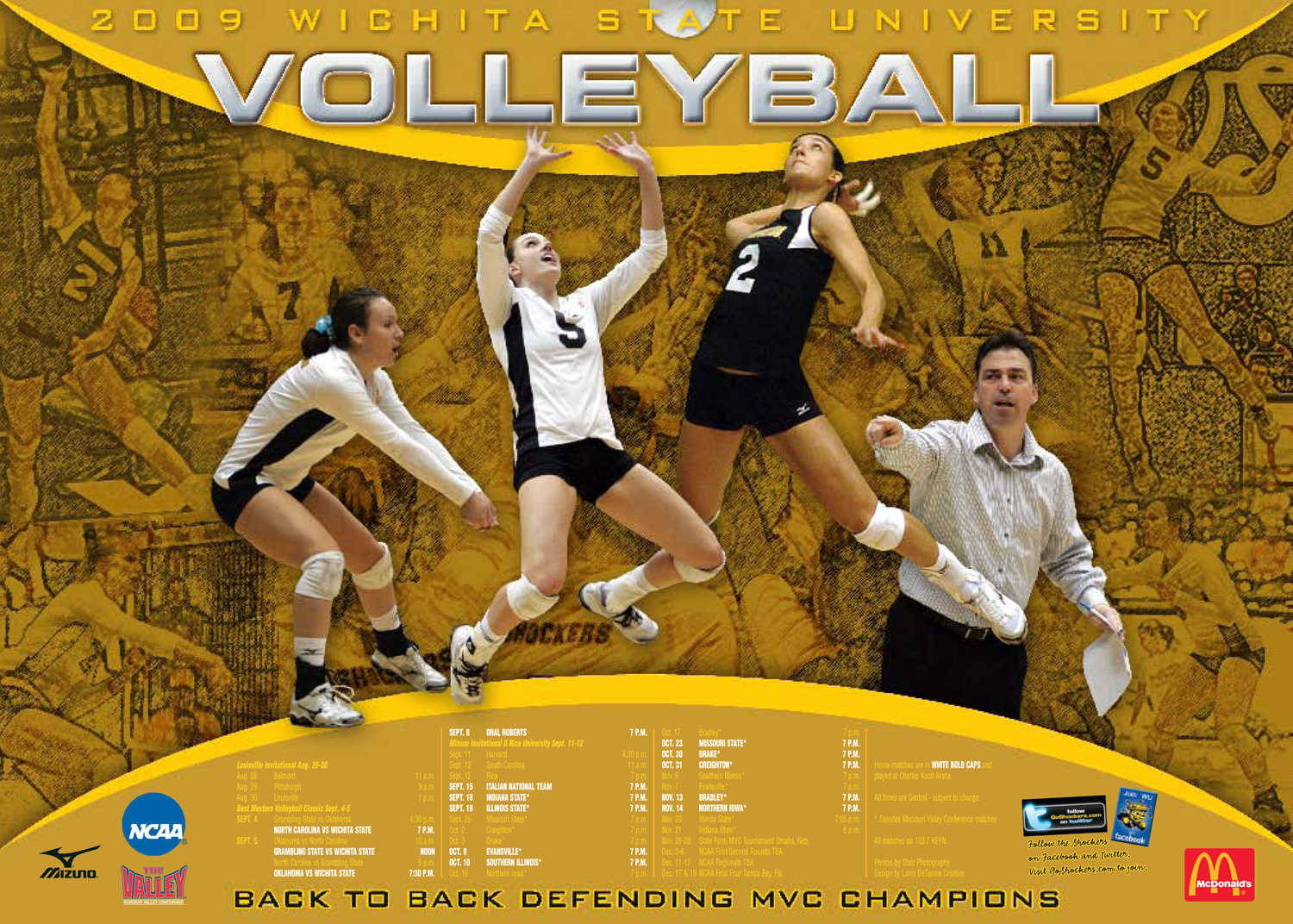 09 WSU Volleyball Poster